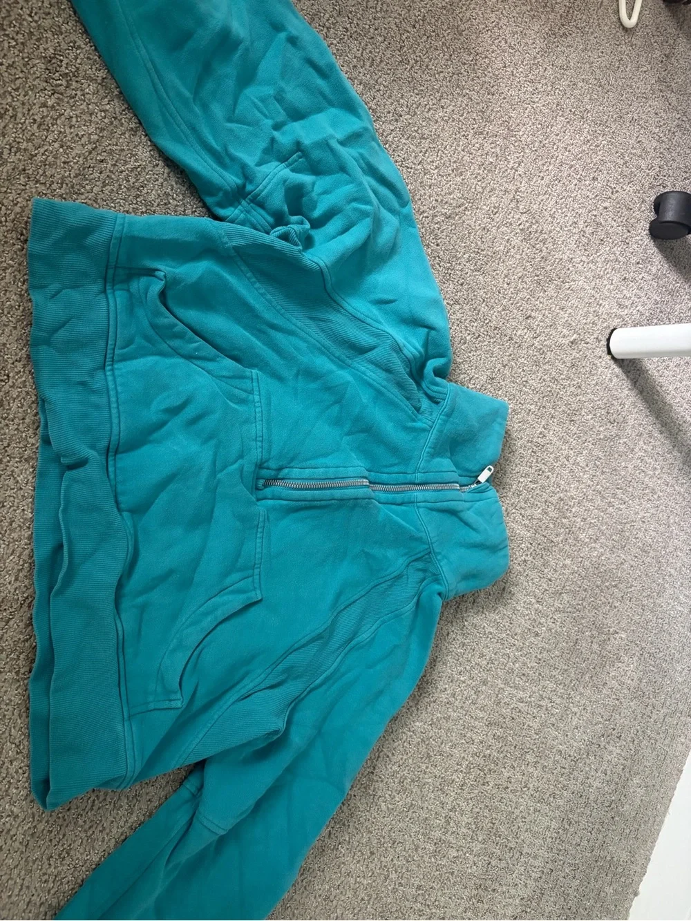 lululemon athletica Kids Teal Quarter-Zip Pullover Jacket